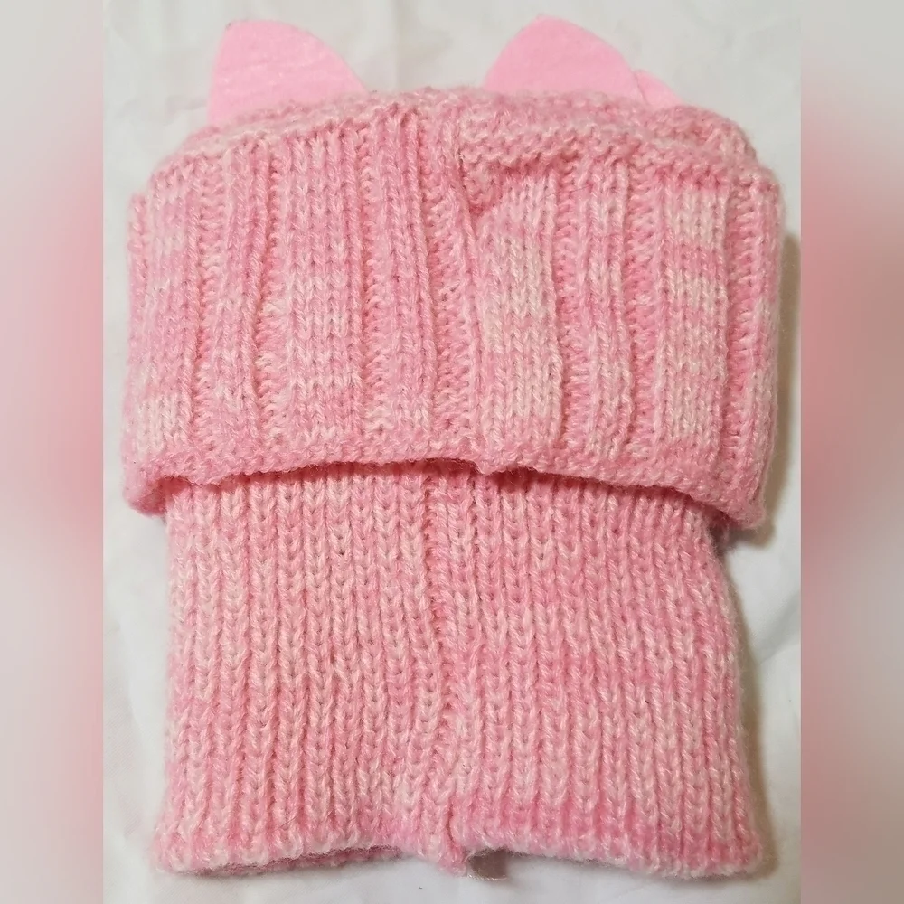 Kids Kitty Cat Face Boot Cuffs